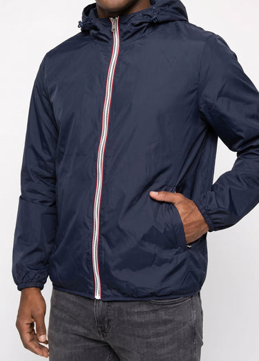 Parka courte déperlante tendance Marine