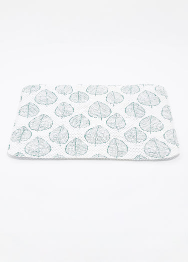Tapis de douche antidérapant Blanc / Vert