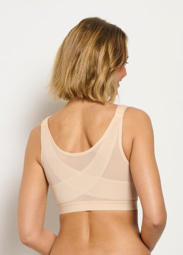 Soutien-gorge sans armatures ouvert devant Peau