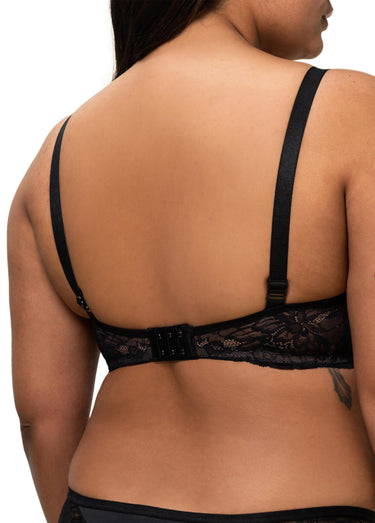 Soutien-gorge tulle avec armature Noir