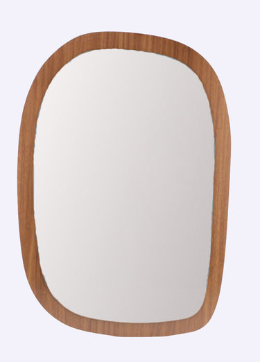 Miroir forme ovale, effet organique Naturel