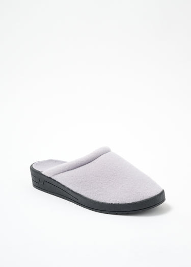 Chaussons mixtes mule largeur confort polaire Gris