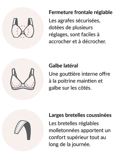 Soutien-gorge MagicLift, galbe naturel Noir