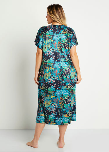 Robe d'intérieur imprimée Imprime