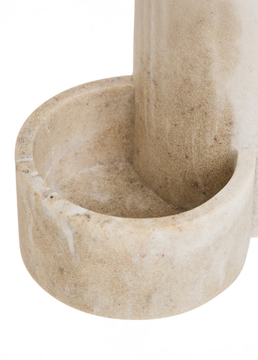 Distributeur de savon + porte éponge Blanc