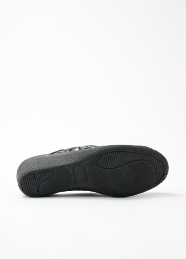 Chaussons mules largeur confort Vernis Noir