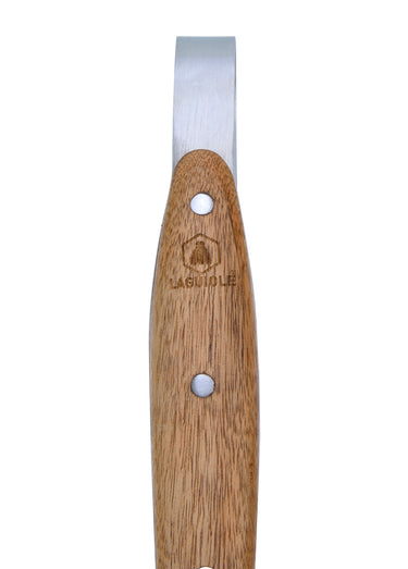 Set 2 Ustensiles barbecue acier/bois SEVE 2 Gris / Marron