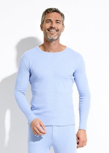 T-shirt chaud col rond manches longues Jean