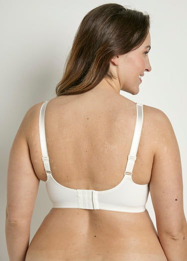 Soutien-gorge sans armatures grand maintien Ivoire