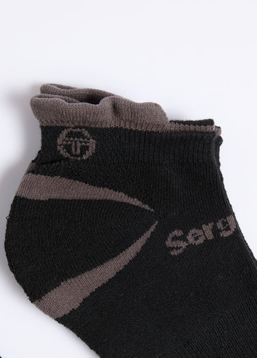 Lot de 2 Socquettes de sport, clair Noir