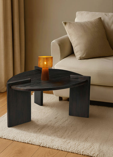 Lampe à poser en corde tressée Naturel