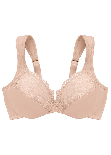 Soutien-gorge WonderWire décolleté dentelle Chair