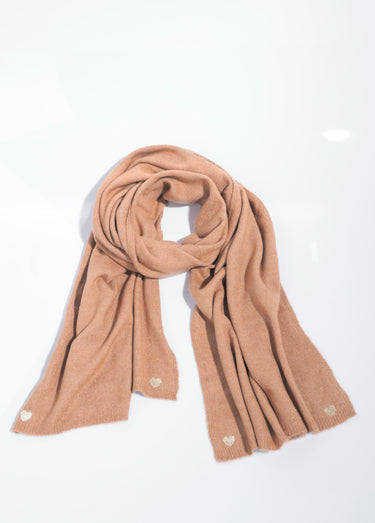 Echarpe fines cotes chaude avec laine Camel