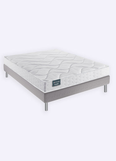 Matelas ferme mousse haute résilience, haut. 18cm Blanc