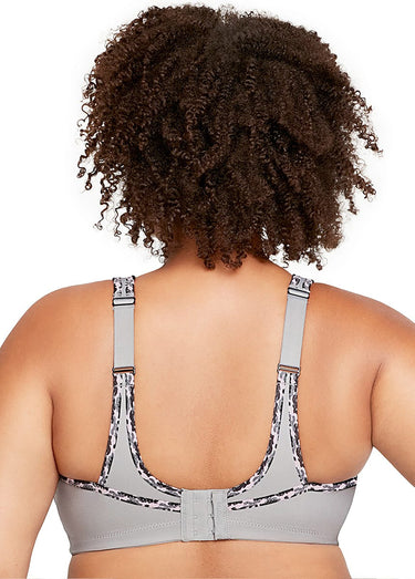 Brassière Sport anti-rebondissements Gris Argenté