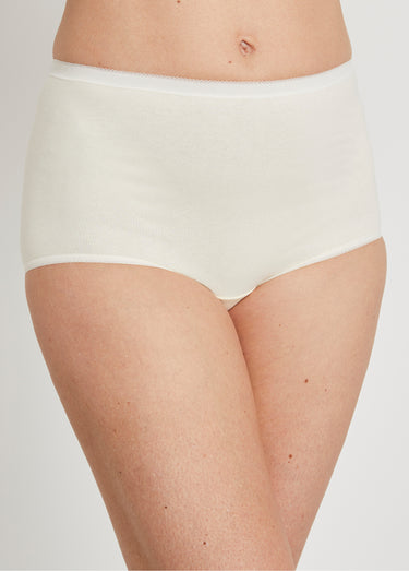 Culotte taille haute galbante Ivoire