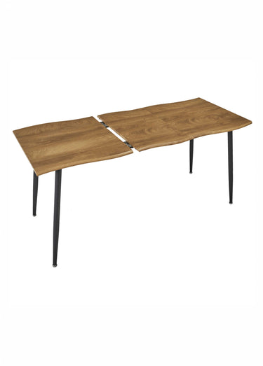 Table basse bois extensible 4 à 6 pers. FOREST Marron/Noir