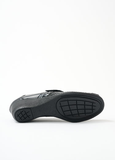 Derbies confort grande largeur cuir Noir