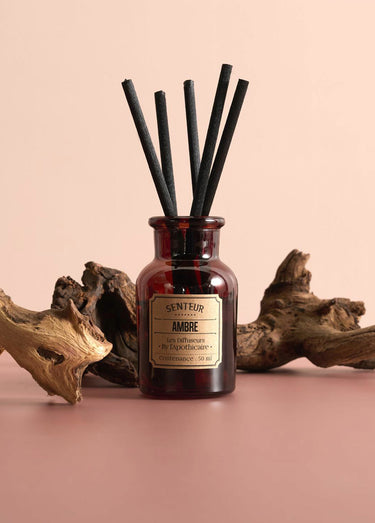 Diffuseur d'intérieur 50ml + tiges Marron