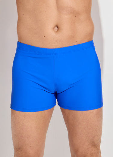 Boxer de bain piscine uni, essentiel Bleu Roi