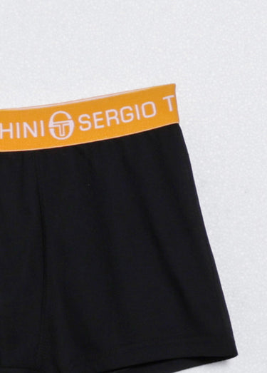 Boxer uni ceinture élastiquée flashy Noir/Jaune