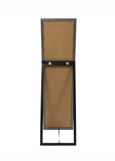 Miroir psyché 122cm, piètement foncé Noir