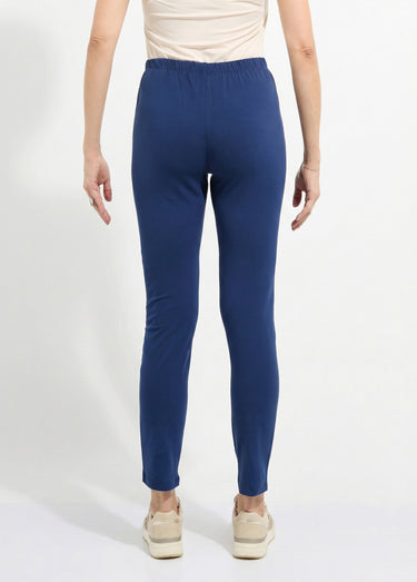 Legging imprimé taille élastiquée Uni Marine