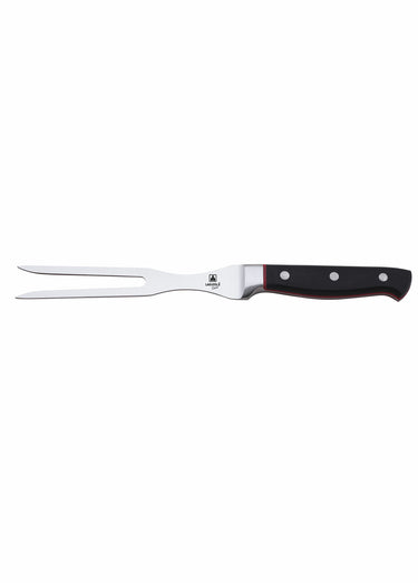 Fourchette à viande 30,5cm acier Market Noir/Rouge