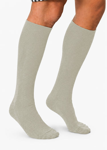 Mi-bas sans compression chauds - lot de 2 paires Gris Clair Lot2