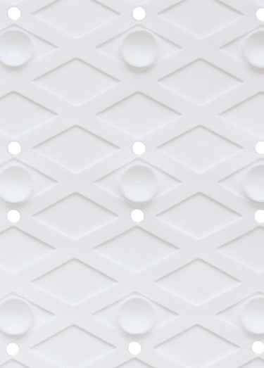 Tapis antidérapant baignoire 70x35cm Blanc