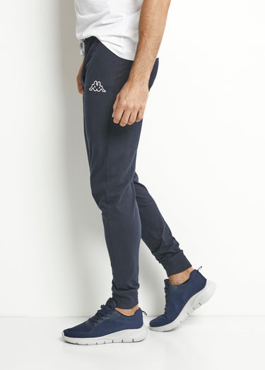 Pantalon de survêtement bas resserré Marine