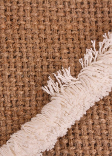 Tapis avec motif ethnique chic 120x170cm Naturel / Blanc