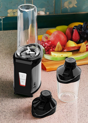Blender à smoothies lames acier inox Noir/Orange
