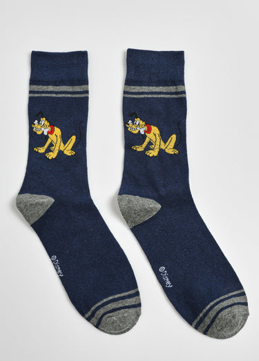 Chaussettes coton, Mickey and Friends Bleu Fonce