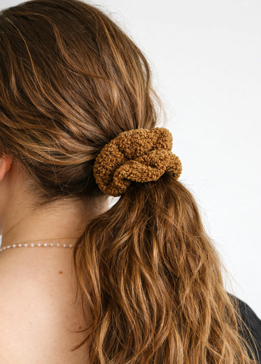 Chouchous fantaisie pour les cheveux Beige/Marron