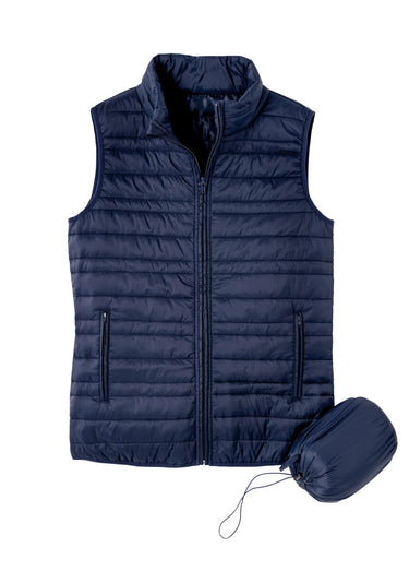 Veste matelassée sans manches Marine