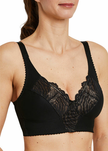 Soutien-gorge bustier sans armatures Noir