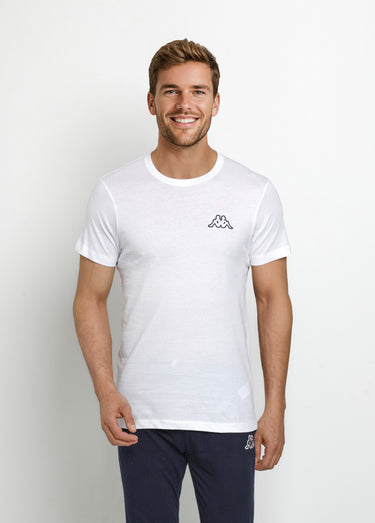 T-shirt col rond manches courtes Blanc
