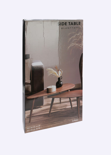 Tables basses d'appoint forme goutte Bois
