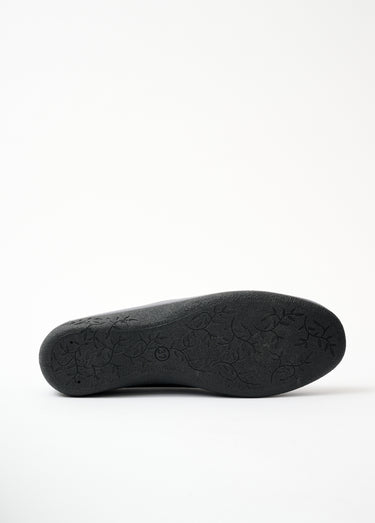 Mocassins cuir grande largeur Marine Nacre