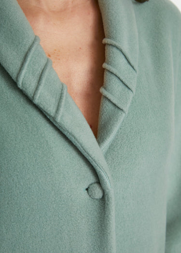 Peignoir robe de chambre polaire uni Vert