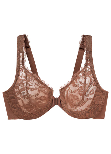 Soutien-gorge WonderWire avec dentelle Moka