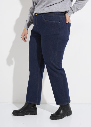 Jean 5 poches denim coupe cigarette Brut