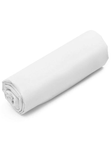 Drap housse percale de coton uni REPOS Blanc