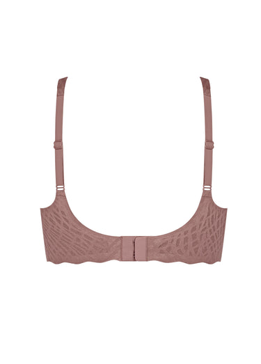 Soutien gorge microfibre graphique Cacao