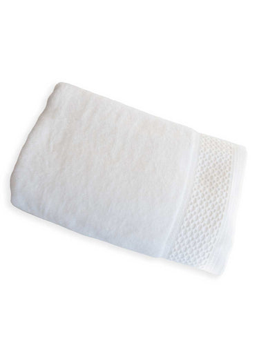 Ligne de linge de bain pur coton épais Blanc