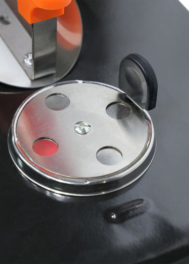 Grill portable avec pieds pliables Noir