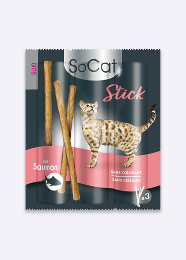 Sticks pour chat, recette sans céréales Saumon
