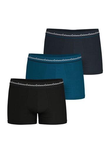 Boxers unis pour homme, Business Noir/Bleu/Gris