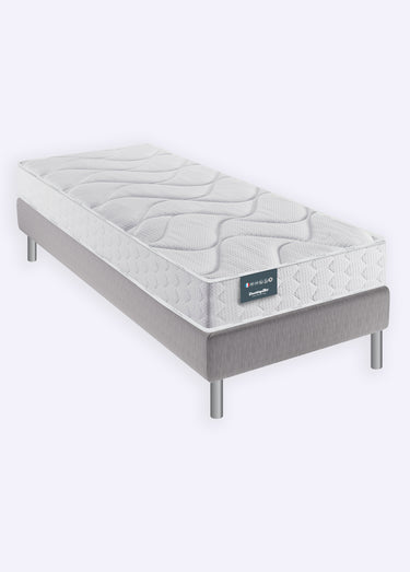 Matelas ferme mousse haute résilience, haut. 18cm Blanc
